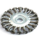 Durable Twist Knot Wire Brush , Stainless Steel Wire Wheel Cleaning Brush