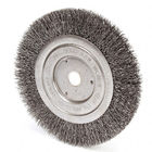 Industrial Polishing Wheel Brushes Stainless Steel Wire Wear Resistant
