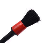 Natural Boar Hair Car Detailing Brushes , Car Interior Cleaning Brush