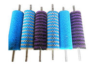 Solar Panel Industrial Cleaning Brushes / Nylon Bristle Brush Multi Color