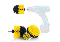 Electric Rotary Cordless Drill Cleaning Brush Soft / Hard For Bathroom