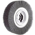 Steel Wire Deburring Polishing Wheel Brushes Disc Crimped Brush For Rust Cleaning