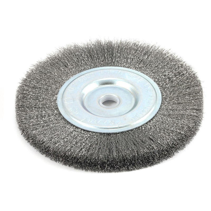 Industrial Polishing Wheel Brushes Stainless Steel Wire Wear Resistant