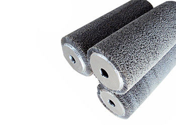 Cylindrical Industrial Polishing Brushes Flexible Wire Abrasive Nylon Brush