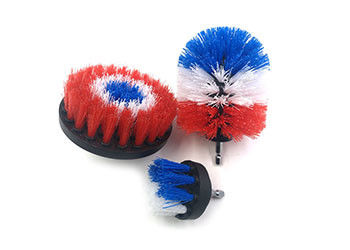 Colorful Drill Bit Cleaning Brush For House Floor Sofa Dusting Carpet Car Tyre Rim