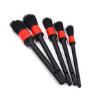 Natural Boar Hair Car Detailing Brushes , Auto Wheel Cleaning Brushes