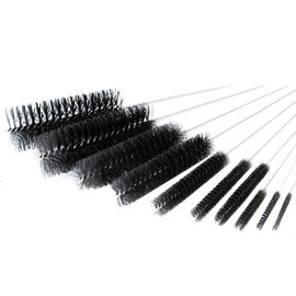 Black Color Test Tube Cleaning Brush , Narrow Horse Hair Lab Bottle Brush