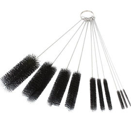 Black Color Test Tube Cleaning Brush , Narrow Horse Hair Lab Bottle Brush