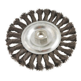 Durable Twist Knot Wire Brush , Stainless Steel Wire Wheel Cleaning Brush