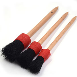 5 Pack Boar Hair Car Motorcycle Automotive Cleaning Brushes PP Material