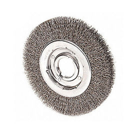 Durable Polishing Wheel Brushes , Crimped Rotary Tool Wire Brush For Grinding