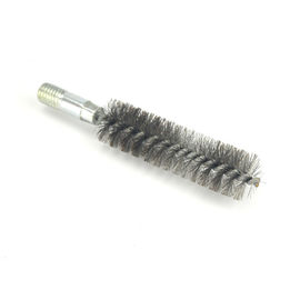 Inner Hole Pipe Deburring Brush , Steel Wire Brush Zinc Plated Handle