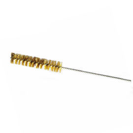 Brass Wire Rust Cleaning Brush , Grinding / Polishing Pipe Scrub Brush