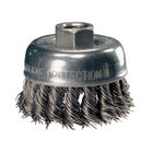 Durable Carbon Steel Twist Knot Wire Brush Customized Size For Grinder