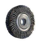 Customized Polishing Wheel Brushes , Rust Cleaning Twist Knot Wire Brush