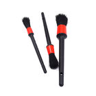 Boar Hair Computer Cleaning Brush , Car Wheel Brush For Interior Leather Trim