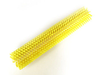 Glass Cleaning Cylindrical Roller Brush / Industrial Nylon Brush Roller