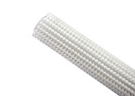 White Nylon Fiber Cylinder Cleaning Brush / Plastic Cylindrical Roller Brush