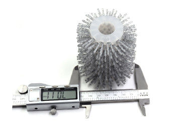 Abrasive Nylon Industrial Polishing Brushes Flexible Wire Brush Natural Color