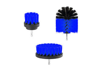 Bathroom Washing Plastic Bristle Drill Cleaning Brush