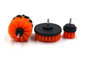 3 PCS Cordless Nylon Bristle Drill Cleaning Brush