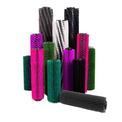 Synthetic Pvc Core Nylon Bristle Cylindrical Roller Brush