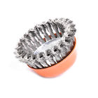 Deburring Wire Wheel Twist Knot Knotted Cup Brush
