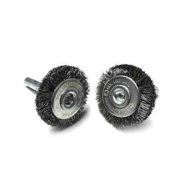 Circular Flat Crimped Steel Wire End Radial Brush