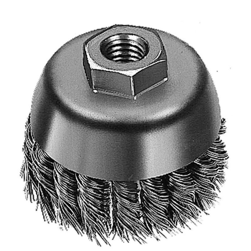 Twist Knot Wire Brush Steel Wire Cup Brush Polishing Removing Stain