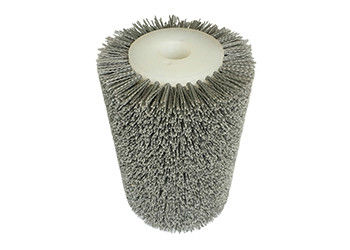 Multipurpose Nylon Bristle Brush White / Black Color For Food Machine Industry